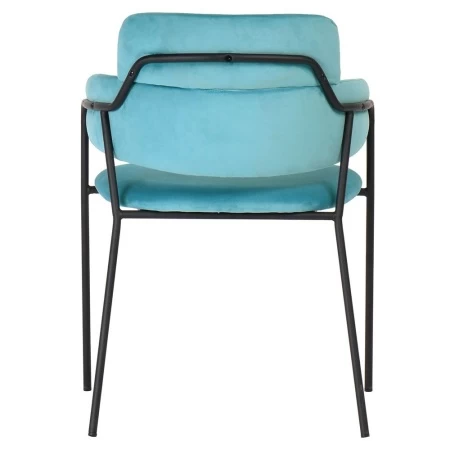 Купить Стул Napoli светло-бирюзовый с чёрными ножками в интернет-магазине КупиКресла.ру