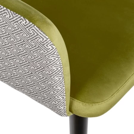 Купить Стул Bruno ярко-зеленый с жаккардом в интернет-магазине КупиКресла.ру