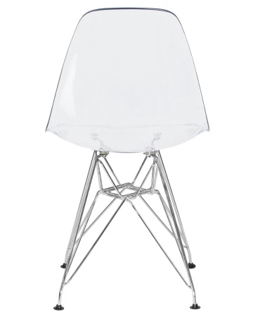 Купить Стул обеденный DOBRIN DSR CASPER, ножки хром, цвет прозрачный по низкой цене