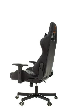 Кресла для геймеров - Кресло игровое Knight ARMOR черный ромбик эко.кожа с подголов. крестов. металл