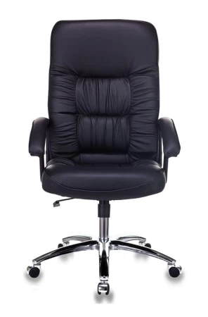 Кресла руководителя - Кресло руководителя Бюрократ T-9908AXSN-AB черный кожа крестовина металл хром