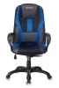 Кресла для геймеров - Кресло игровое Zombie VIKING-9 черный/синий искусст.кожа/ткань крестовина пластик