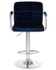 Купить Набор 2 шт Стул барный DOBRIN KRUGER ARM, синий велюр (MJ9-117) в интернет-магазине КупиКресла.ру