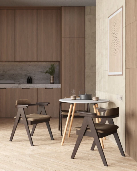 Купить Стул обеденный OLAV кофейный 2 шт. по низкой цене