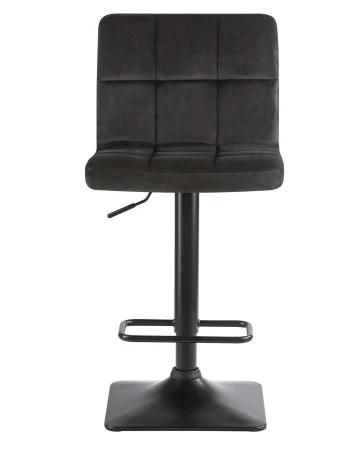 Купить Стул барный DOBRIN DOMINIC, черный велюр (MJ9-101) по выгодной цене для кафе, ресторанов и кухни