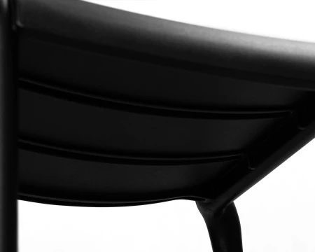 Купить Стул полубарный DOBRIN NESSA, черный (B-03) по выгодной цене для кафе, ресторанов и кухни