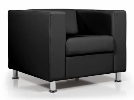Кресло Аполло Экокожа Черный
