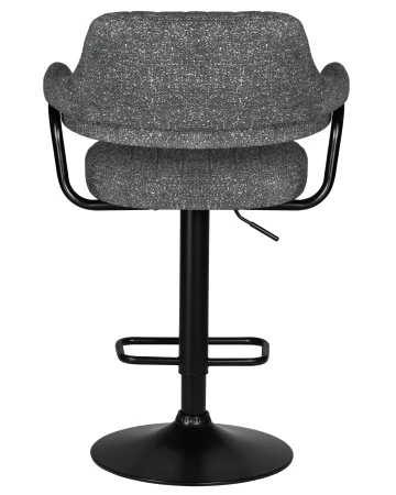 Купить Набор 2 шт Стул барный DOBRIN CHARLY BLACK, серый твид (LEO11) в интернет-магазине КупиКресла.ру