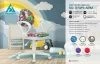 Кресло детское Бюрократ KD-3/WH/ARM фиолетовый Sticks 08 крестов. пластик пластик белый