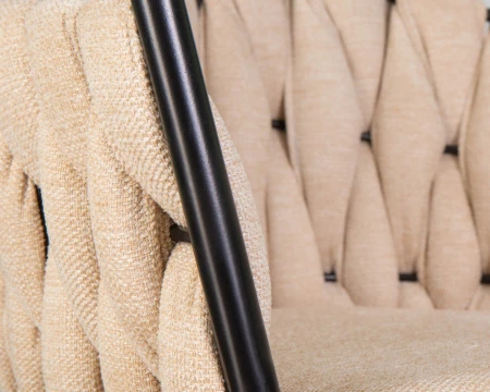 Купить Набор 2 шт Стул барный DOBRIN LEON, бежевая ткань (LAR 275-1) в интернет-магазине КупиКресла.ру