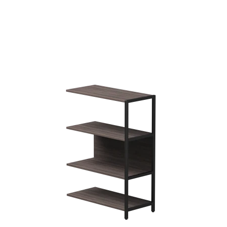 Полустеллаж металлический средний Everprof EVO (ЭВО) 805х385x1120 Дуб Пасадена/Черный