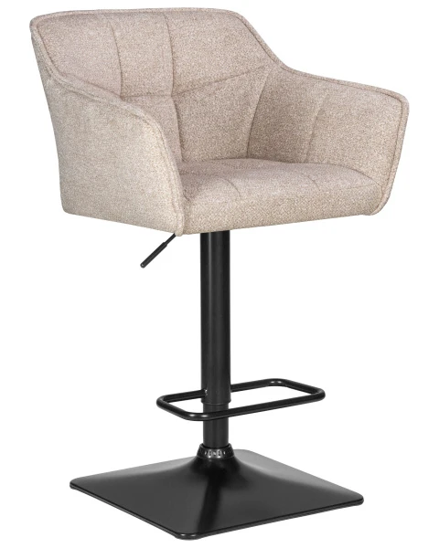 Купить Набор 2 шт Стул барный DOBRIN RALF, бежевый твид (LEO26) по низкой цене