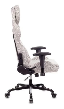 Кресла для геймеров - Кресло игровое Zombie VIKING LOFT серый Loft ромбик с подголов. крестовина металл