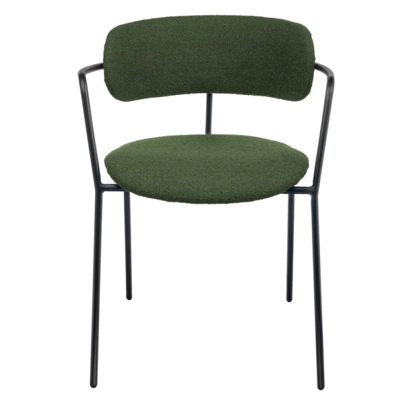 Купить Стул Ant букле зелёный по низкой цене