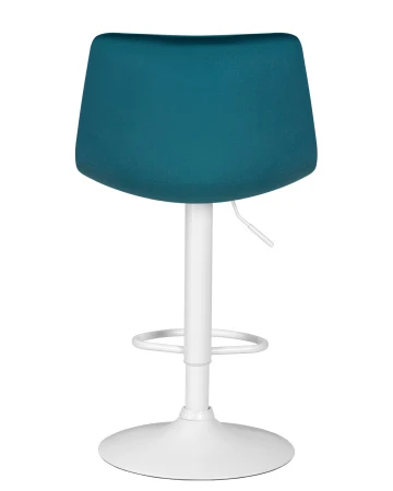 Купить Набор 2 шт Стул барный DOBRIN TAILOR WHITE, морской волны велюр (MJ9-99) в интернет-магазине КупиКресла.ру