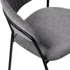 Купить Комплект из 2-х стульев Turin серый вельвет с чёрными ножками в интернет-магазине КупиКресла.ру