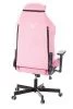 Кресло игровое Knight N1 Fabric розовый Velvet 36 с подголов. крестов. металл