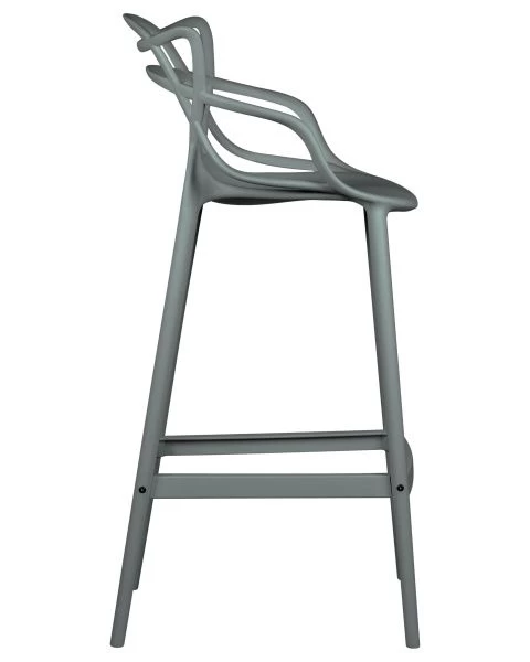 Стул барный MASTERS BAR (цвет серый) для кафе, ресторанов и кухни
