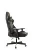Кресло игровое Knight ARMOR черный ромбик эко.кожа с подголов. крестов. металл