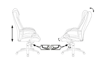 Кресла руководителя - Кресло руководителя Бюрократ T-9923SL черный кожа крестовина металл хром