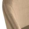 Купить Стул-полукресло Emil бежевый с золотыми ножками по низкой цене