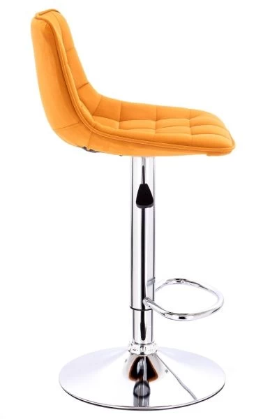 Барный стул Everprof Cooper Ткань Горчичный для кафе, ресторанов и кухни