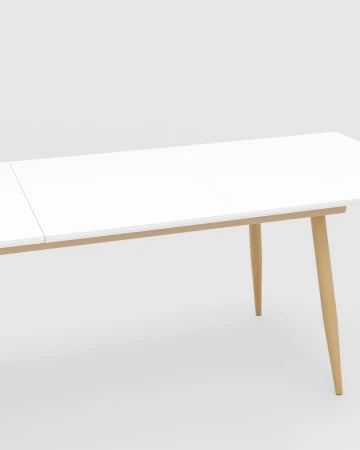 Купить Стол обеденный Стокгольм раскладной 160-220*90 белый по низкой цене