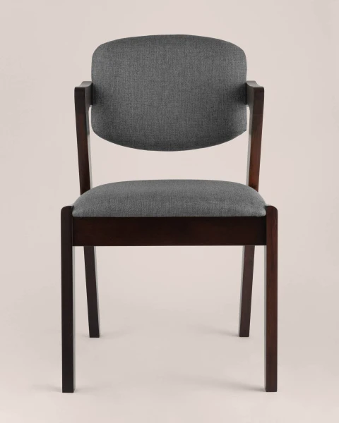 Купить Стул обеденный VIVA темно-серый 2 шт. по низкой цене