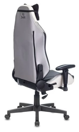 Кресла для геймеров - Кресло игровое Zombie HERO QUEEN PRO черный/белый искусственная кожа с подголов. крестовина пластик