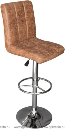 Барный стул KRUGER (Крюгер) (Экокожа Черный)