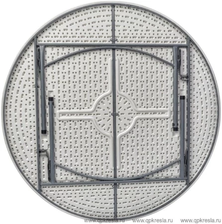 Стол складной круглый 180 Белый