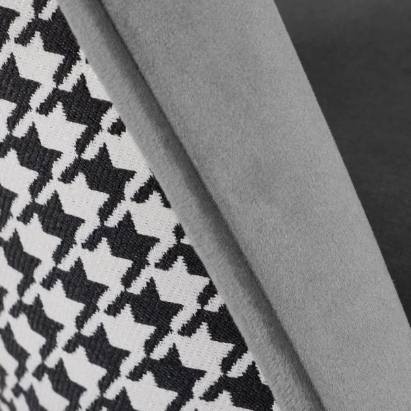 Купить Стул Leo тёмно-серый с жаккардом по низкой цене