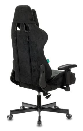 Кресла для геймеров - Кресло игровое Zombie VIKING KNIGHT Fabric черный Light-20 с подголов. крестовина металл