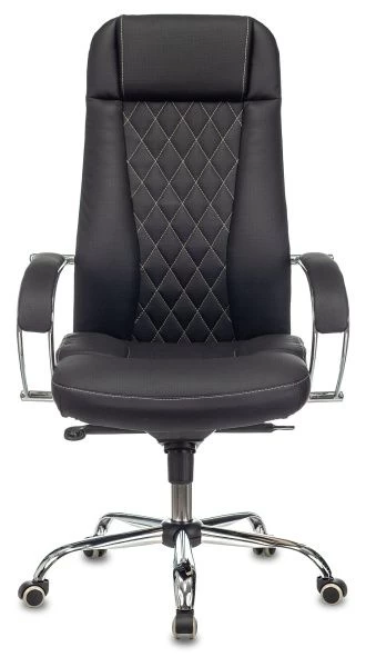 Кресло руководителя Бюрократ CH-609SL/ECO черный эко.кожа крестовина металл хром | Купить в КупиКресла.ру