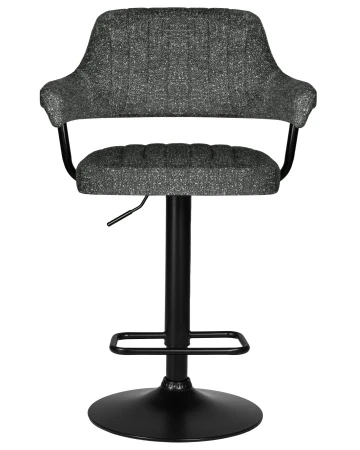 Купить Набор 2 шт Стул барный DOBRIN CHARLY BLACK, серый твид (LEO11) в интернет-магазине КупиКресла.ру