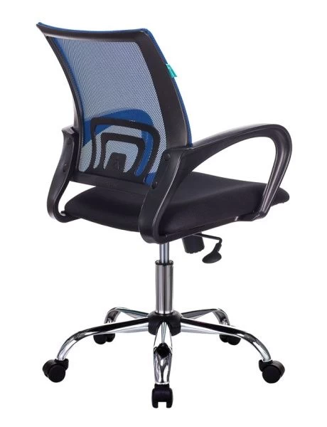 Кресло Бюрократ CH-695NSL синий TW-05 сиденье черный TW-11 сетка/ткань крестовина металл хром | Купить в КупиКресла.ру
