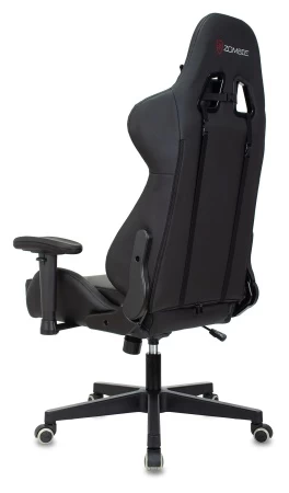 Кресло игровое Zombie Formula черный/карбон эко.кожа крестов. пластик черный