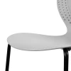 Купить Стул Wave серый с черными ножками по низкой цене