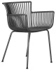 Купить Набор 4 шт Стул обеденный DOBRIN ROSS, темно-серый (GR-04) без подушки в интернет-магазине КупиКресла.ру