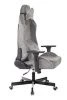 Кресла для геймеров - Кресло игровое Knight N1 Fabric серый Light-19 с подголов. крестов. металл