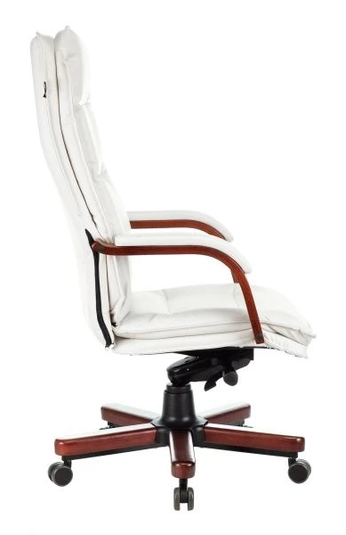 Кресло руководителя Бюрократ T-9927WALNUT черный кожа крестовина металл/дерево