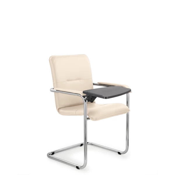 Купить Офисный стул София хром со столиком (пюпитром) по выгодной цене