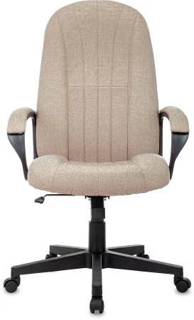 Кресло руководителя Бюрократ T-898 бежевый 38-402 крестов. пластик