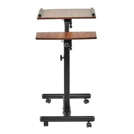 Купить Стол многофункциональный Palma 60x40x62-96см, темное дерево, чёрный по низкой цене