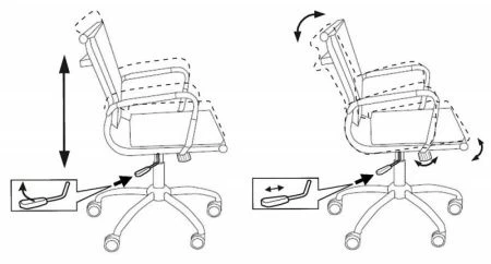 Кресла руководителя - Кресло руководителя Бюрократ Ch-993-Low красный эко.кожа низк.спин. крестовина металл хром