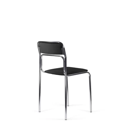 Офисный стул Аскона хром для посетителей и сотрудников фото