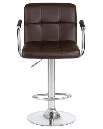 Купить Набор 2 шт Стул барный DOBRIN KRUGER ARM, коричневый в интернет-магазине КупиКресла.ру