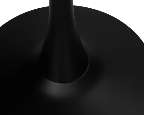 Купить Стол барный MIA BAR, черная столешница, черное основание по низкой цене