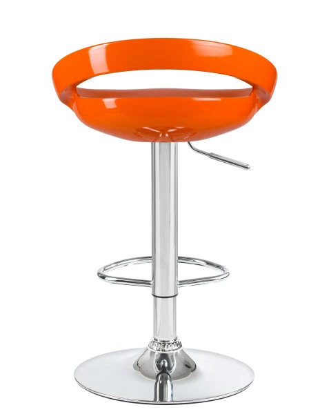Стул барный DOBRIN DISCO, оранжевый для кафе, ресторанов и кухни