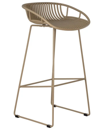 Купить Стул барный DOBRIN FRANK, бежевый по выгодной цене для кафе, ресторанов и кухни